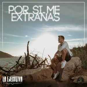 Disco Por Si Me Extrañas de Banda La Ejecutiva
