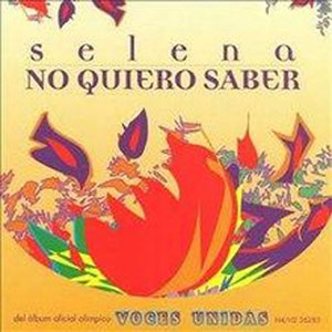 Disco No Quiero Saber de Selena